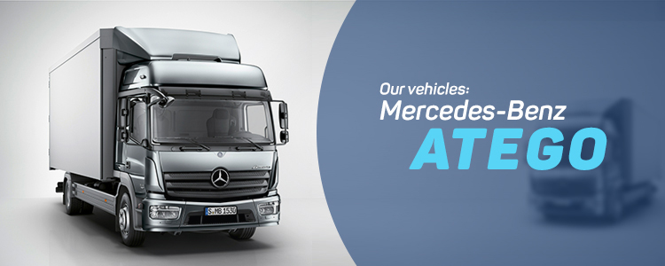 Our vehicle: Mercedes Benz Atego